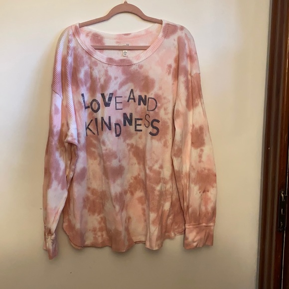 Terra & Sky Pink Tie-Dye Sweatshirt - Picture 1 of 1